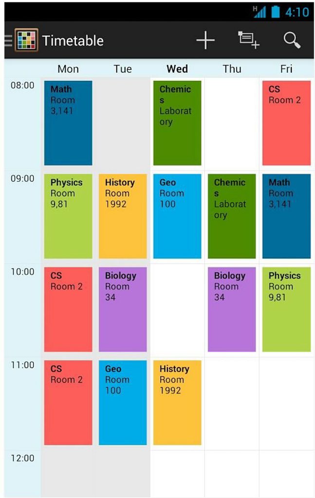 Timetable - to keep you organised. Timetable - to keep you organised.